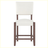 Mid Century Modern Bar Stools Set Of 4, 40.4" Counter Stools With Back, Linen Upholstered Barstools With Solid Wood Legs Bar Chairs For Kitchen Island