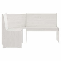vidaXL Corner Bench Solid Pine Interchangeable Parts by VidaXL