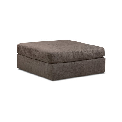 Brantice Chocolate Ottoman by Latitude Run