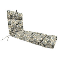 72" x 22" Outdoor Chaise Lounge Cushion with Ties and Loop by Sand & Stable