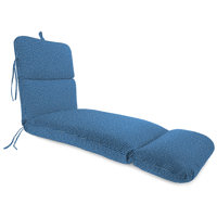 74" x 22" Outdoor Chaise Lounge Cushion with Ties and Loop by Latitude Run