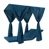 Kenzie Daybed Cushion & Curtains by Ebern Designs