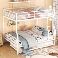 Metal Bunk Bed With Trundle by Ivy Bronx