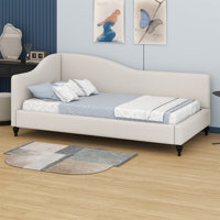 L-Shaped Daybed, With Solid Wood Legs by Lark Manor