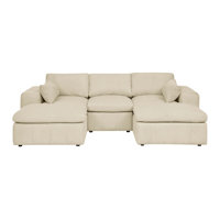 Princescy Corduroy Modular Sectional by Everly Quinn