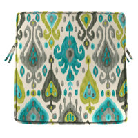 22.5" x 22.5" Outdoor Deep Seat Cushion with Ties and Welt by Bay Isle Home
