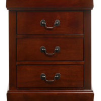 Elegant Cherry Wood Nightstand by Alcott Hill