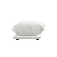 Minarik Upholstered Modern Chenille Fabric Ottoman by Ebern Designs