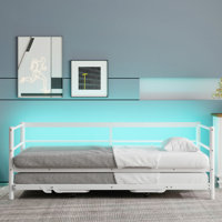 Twin Size Metal Daybed by Latitude Run