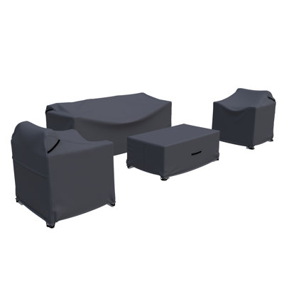 Brandtley Outdoor Metal Seating Group Cover by Latitude Run