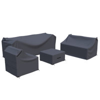 Bhairavi Rattan Sectional Seating Group Cover by Hokku Designs