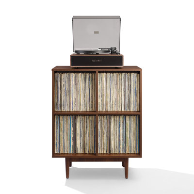 Liam 4 Cube Record Storage Media Stand by George Oliver