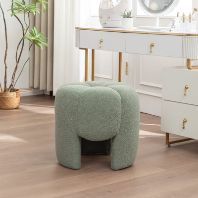 Faux Fur Make-Up Chair by Ebern Designs