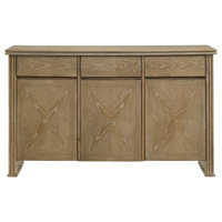 Adina 2-door 59-inch Sideboard Server Distressed Light Brown by Winston Porter