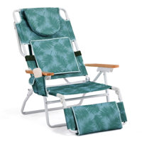 Aluminum Folding Beach Chair With Cup Holder(Set Of 1) by Latitude Run