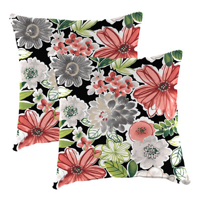 16" x 16" Outdoor Throw Pillow (Set of 2) by Ebern Designs