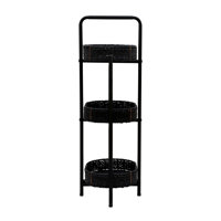 Hand-woven 3-tier Oval Organizer For Kitchen, Living Room, Bedroom, Balcony, Picnic by 17 Stories