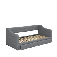 Twin XL To King Size Upholstered Daybed With Drawers by Latitude Run
