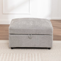 Wilroy Upholstered Storage Ottoman by Ebern Designs