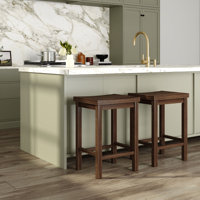 Stool Counter Height, (24in) - 2 pack by Winston Porter