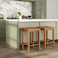 Stool Counter Height, (24in) - 2 pack by Winston Porter