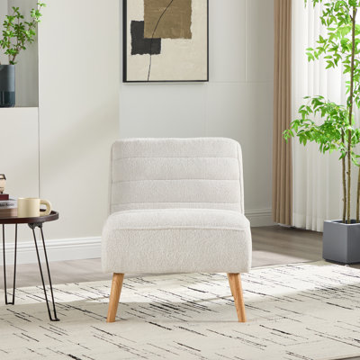 Upholstered Mordern  Accent Chair by George Oliver