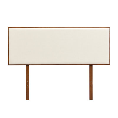 Conrad Linen Upholstered Headboard with Bamboo Frame & Adjustable Height by Latitude Run