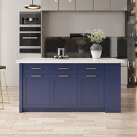 72" Modern Style Kitchen Islands With Multi-Storage by Hokku Designs