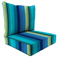 24" x 26.5" Outdoor Deep Seat Chair Cushion Set with Welt by Sand & Stable