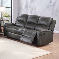 78" PU Leather Recliner Sofa by George Oliver