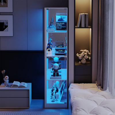 15.75"W Corner Display Cabinet by Wrought Studio
