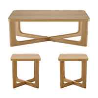 3 Piece Living Room Table Set Coffee Table Set by Corrigan Studio