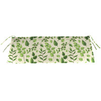 36" x 16" Outdoor Bench Cushion with Ties by Ebern Designs