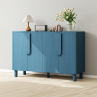 Tiko Wooden Sideboard with 4 Doors & Adjustable Shelves by Ebern Designs