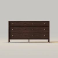 64In Chest Of Drawers Mid-Century Modern 6 Drawer Dresser by Latitude Run