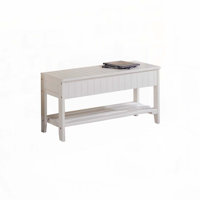 Solid Wood Shoe Bench with Storage by Winston Porter