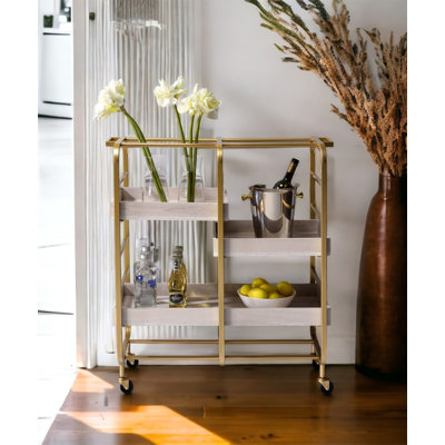 Vorrik Serving Cart(No Include Stool) by Mercer41