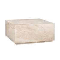 Square Marble Cocktail_Coffee Table by Orren Ellis