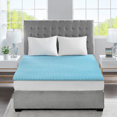 All Season Reversible Hypoallergenic 1.5" Cooling Mattress Topper by Ebern Designs