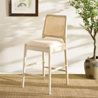 Reinhardt Rattan Counter Stool by Bay Isle Home