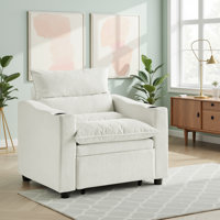 3-in-1 Convertible Velvet Chaise Lounge,Recliner Sofa Chair