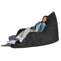 Jaxx Pillow Saxx 5.5-Foot Faux Fur - Luxuriously Soft Bean Bag Floor Pillow And Lounger by Brayden Studio