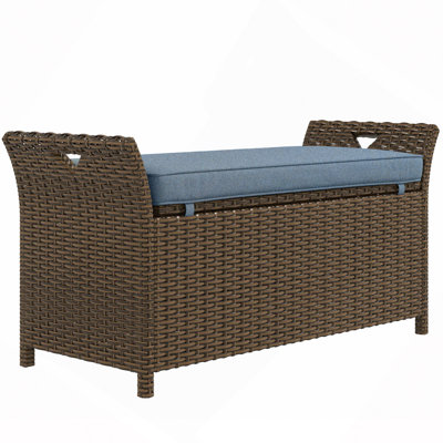 Patio Storage Bench, Outdoor Patio Furniture by Latitude Run