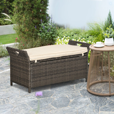 Patio Storage Bench, Outdoor Patio Furniture by Latitude Run