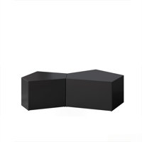 Irregular Nesting Coffee Table Set of 2 by Latitude Run