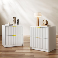 Nightstand With 2 Drawers (set Of 2) by Latitude Run