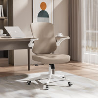 Ergonomic Office Chair, Adjustable Headrest With Lumbar Support & Flip-up Arms by Inbox Zero