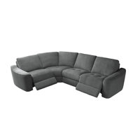 Devine Power Reclining 4-piece Sectional Sofa With Storage & Wireless Charging & Usb Port by Hokku Designs