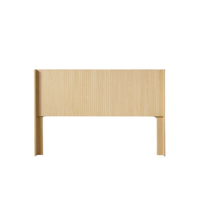 Queen Wooden Headboard, Wooden Queen Headboard Only 64.4 Inches Wide, Modern Farmhouse Headboard, Wall Mounted Recessed Panel