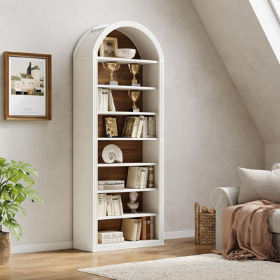 8-layer bookcase, 78.7-inch high bookshelf for living room, bedroom by Hokku Designs